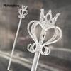 Silver White Alloy Leaf Wands for Girl Princess Wands for Kids Angel Wand for Party Cosplay Costume Wedding Birthday Party 49cm
