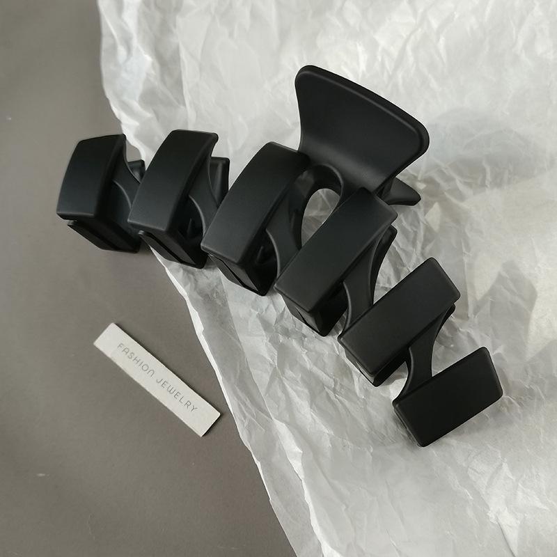 Vintage Matt Geometrische Kunststoff Haarspange für Damen Elegant Haar Dekorieren Lange Dicke Haarspangen Mode Haarschmuck