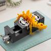 TOPINCN Mini Bench Precision Aluminum Stainless Drill Press for and Electronics Maximum 62mm Drill Press Precision Desktop Clamp for and Watch Repair