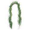 Artificial Norfolk Pine Soft Rubber Vine Garland Christmas Door Wreath Home Decor Wedding Party Photography