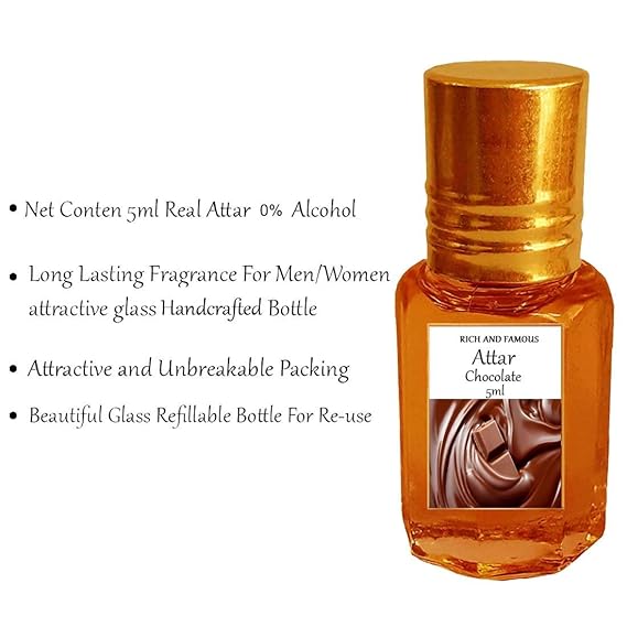 БОГАТЫЕ И ЗНАМЕНИТЫЕ АРОМАТЫ Шоколадный мускус (Натуральный Итра/Аттар/Духи) Для мужчин — фото 2