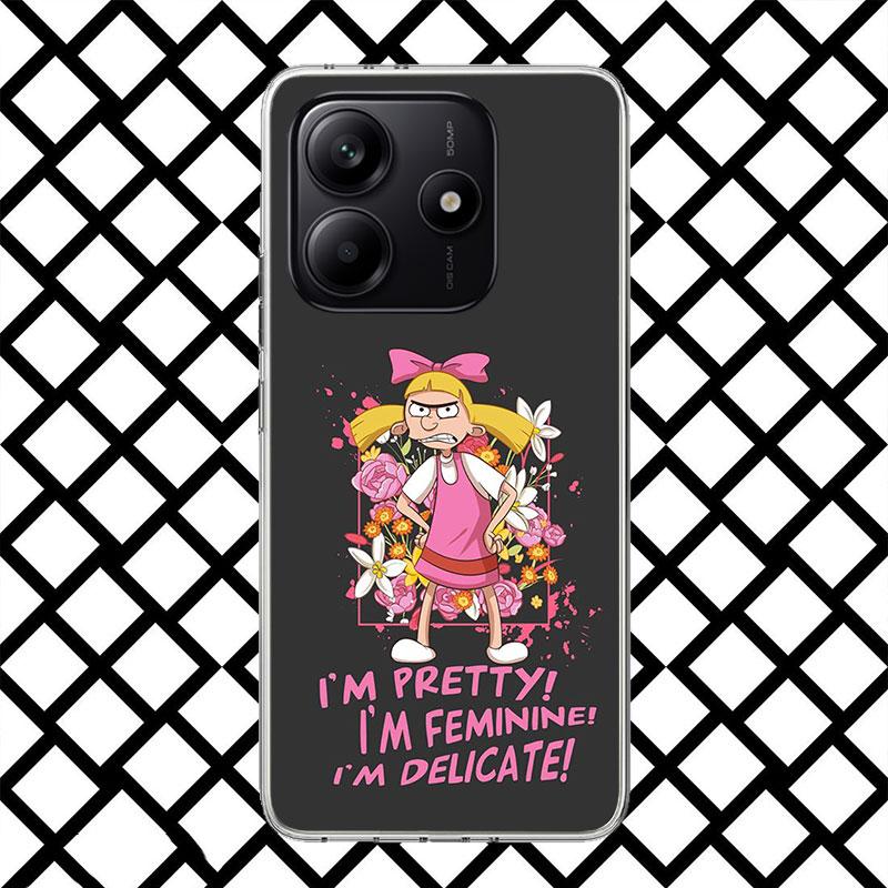 Cartoon Hey Arnold Fondos Phone Case for Xiaomi Redmi Note 15 14 14S 13 12 12S 11 Pro Plus 11E 11T 11S 10S 5G Soft Cover Fundas