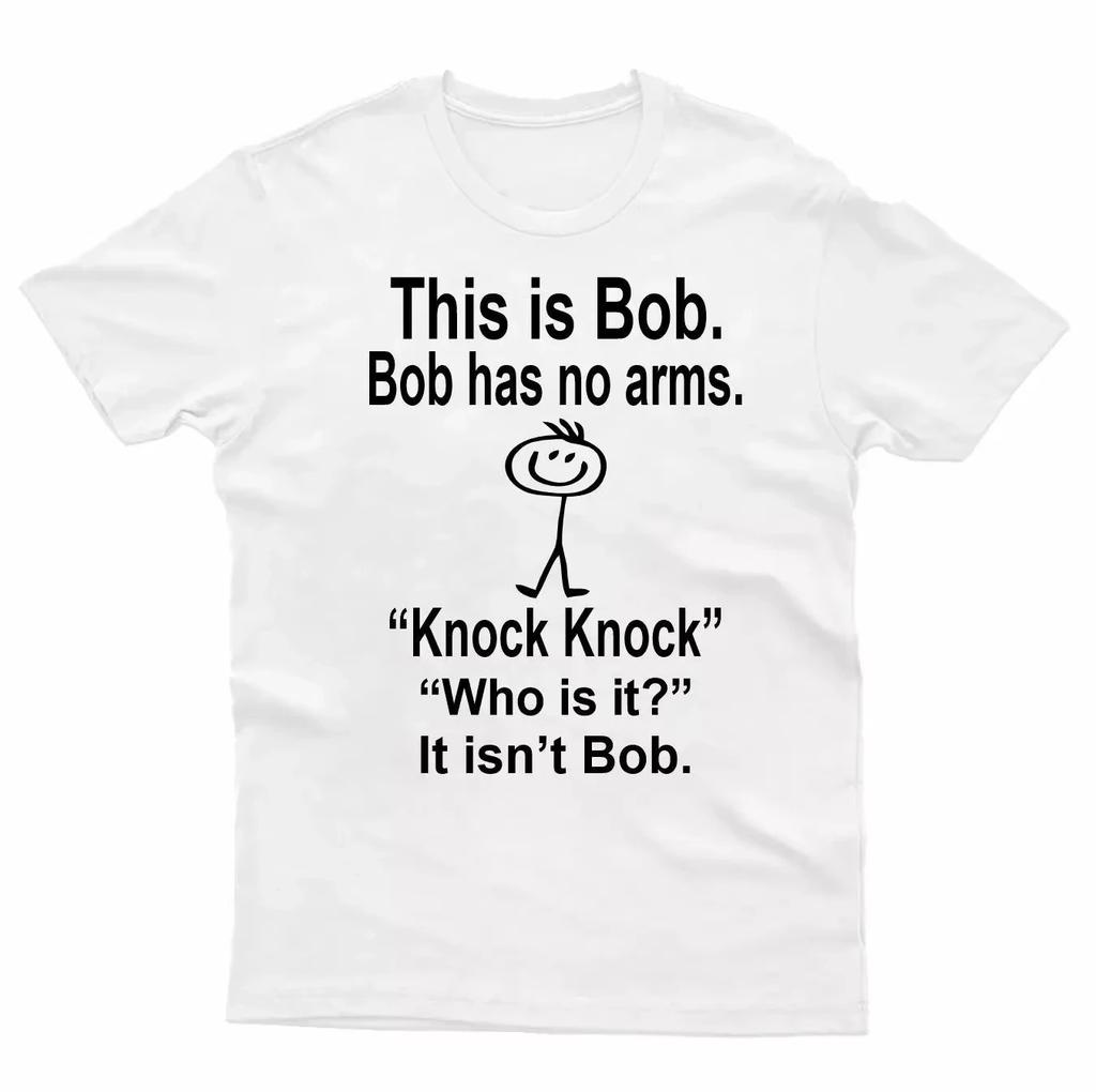 Hot Sale Bob No Arms TShirt Funny Satirical Graphic Fashion Tee Comfortable Women And Unisex Tshirt