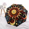 1pc Celestial Mandala Automatic Folding Umbrella, Heavy-Duty 8-Rib Construction, Perfect for Everyday Yy251114106