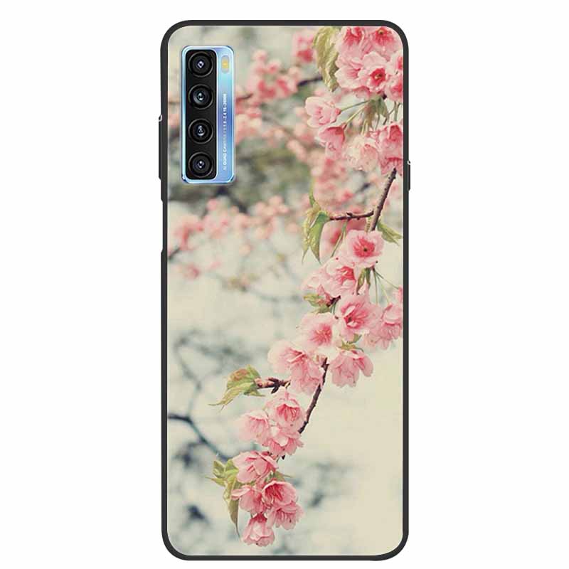 For TCL 20L Case Cute Painted Soft Silicone Back Cover for TCL 20L+ Plus T775H Phone Cases TPU Bumper For TCL 20S 20 L T774H