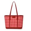 Fashion plaid shoulder commuter big bag women's retro large capacity niche tote bag