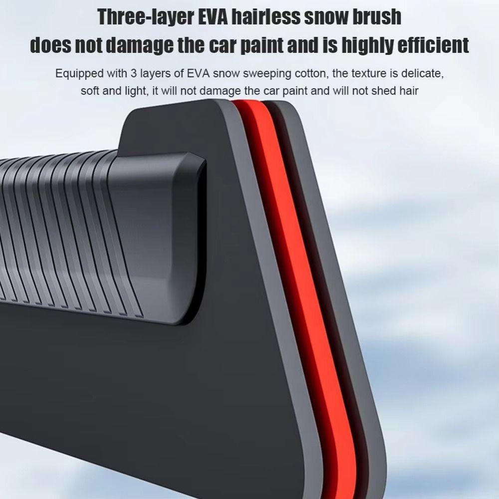 Flexible Extendable Ice Scraper 3 in 1 Snow Removal Brush  Car Wash Accessories