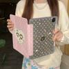 Cute Polka Dot Monkey Tablet Case IPad Pro Y Fold Mini With Pencil Holder Air 13 Inch