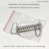 Portable Stainless Steel Tent Tension Spring Buckle Canopy Awning Rope Tensioner