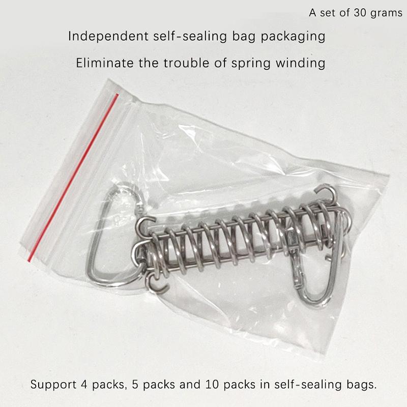 Portable Stainless Steel Tent Tension Spring Buckle Canopy Awning Rope Tensioner