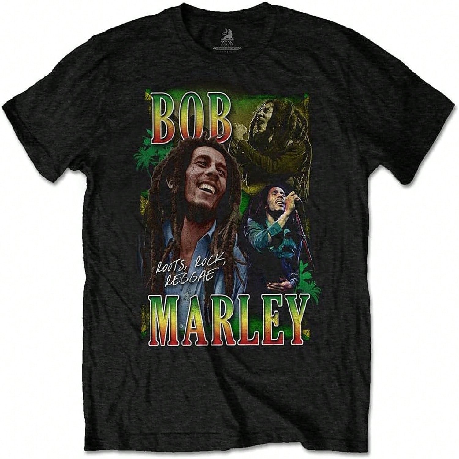 Bob Dylan Unisex Adult Scraps Cotton T-Shirt (S) (Black) S разноцветный