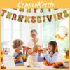 Fall Paper Festival Banner With Letter Set Thanksgiving Party Scene Decoration