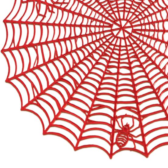 Prostírání Podložka na stůl ve tvaru pavučiny Snadno se čistí Tepelně odolná prostírání pro domácí halloweenskou výzdobu