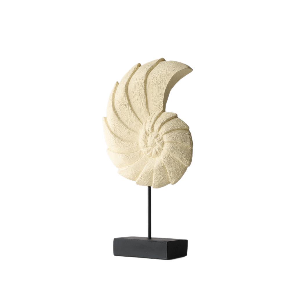 Resin Handicrafts Simulated Conch Ornaments Shell Sculpture Abstract Decorative Figurines Home Decoration Accessories