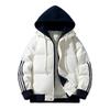 Unisex Oversize'owa Pikowana Kurtka Zimowa z Kapturem Ciepła Gruba Bawełniana Kurtka dla Nastolatków Codzienna Streetwear