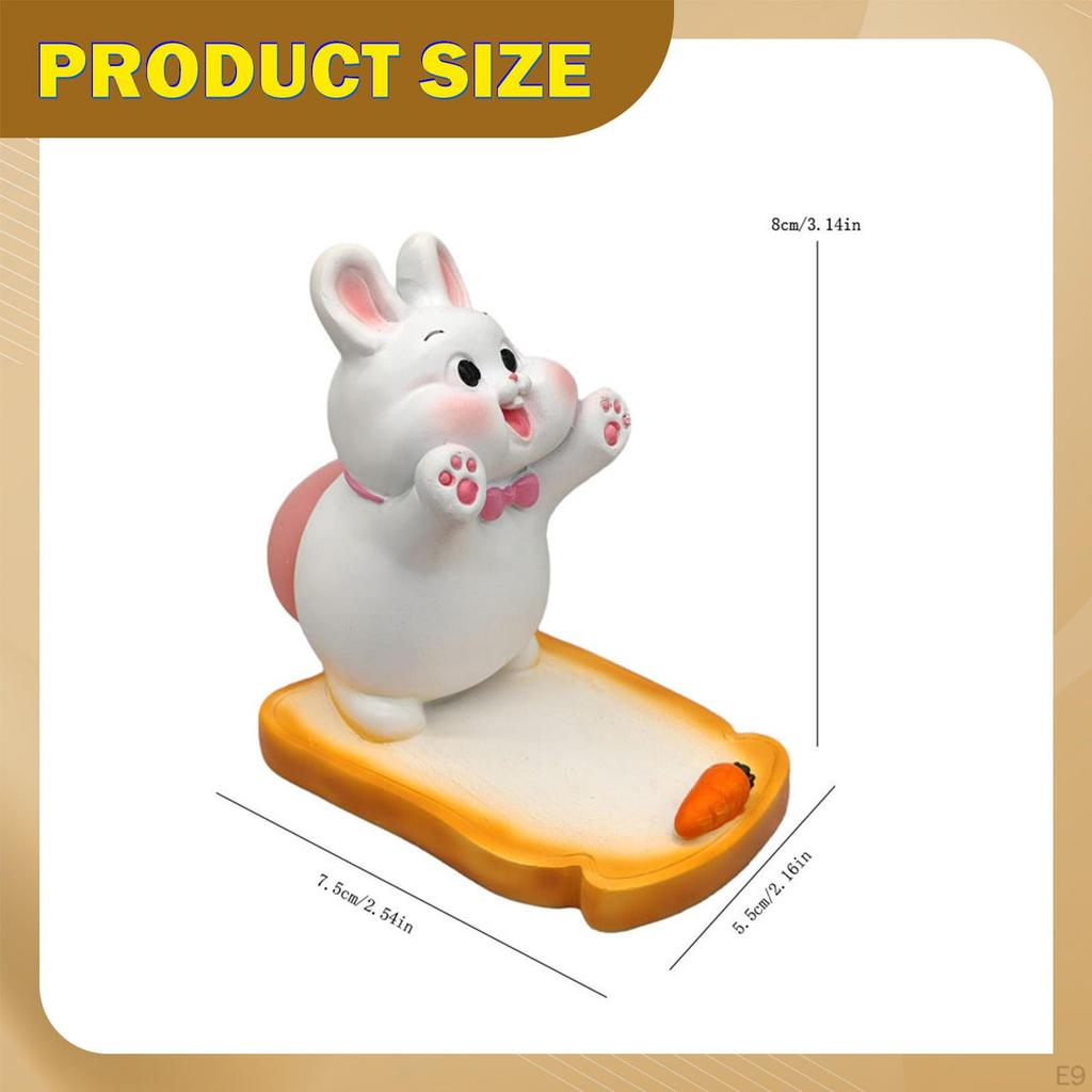 Funny Animal Phone Holder Cellphone Stand Display Gift Ornament Resin Smartphone Bracket Sensory Toy