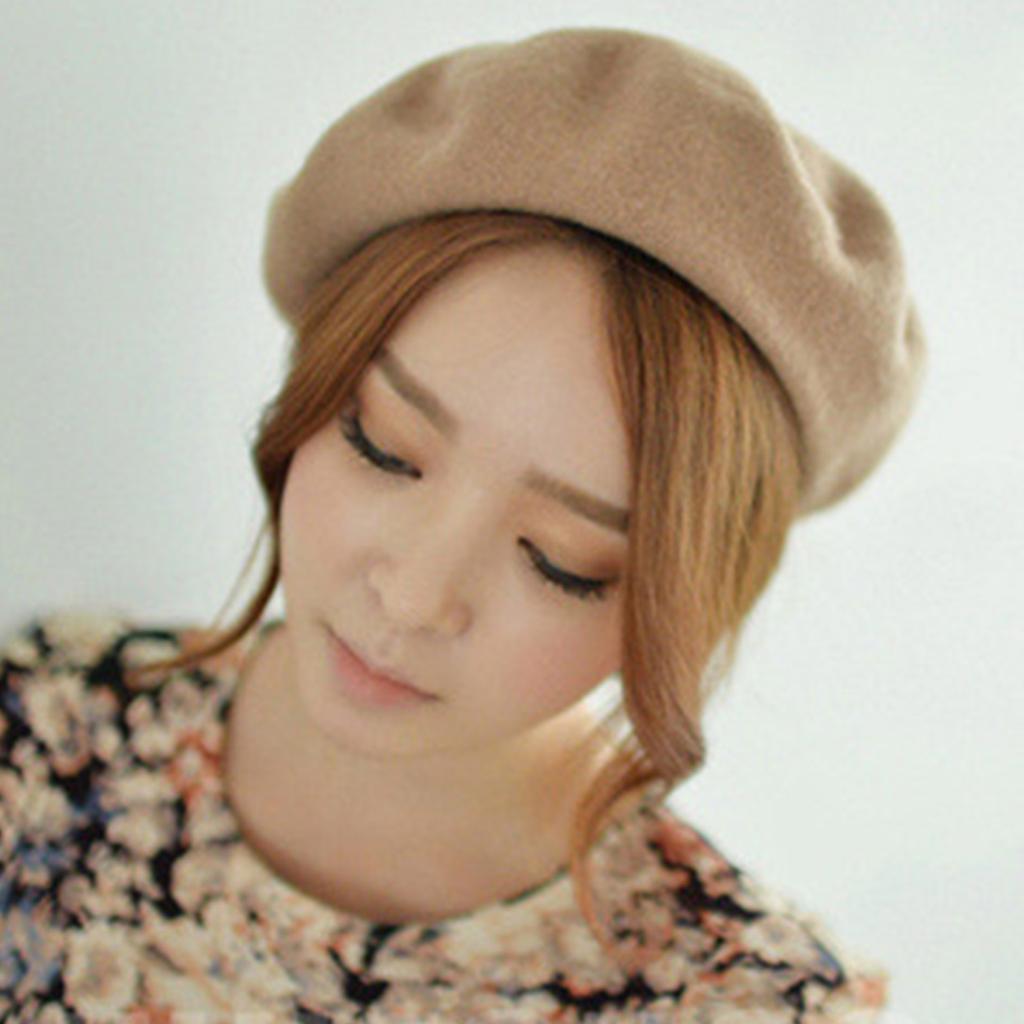 French Style Beret Hats For Fall And Winter Unisex Stretchy Soft Acrylic Blend Solid Color Elegant Retro Headwear