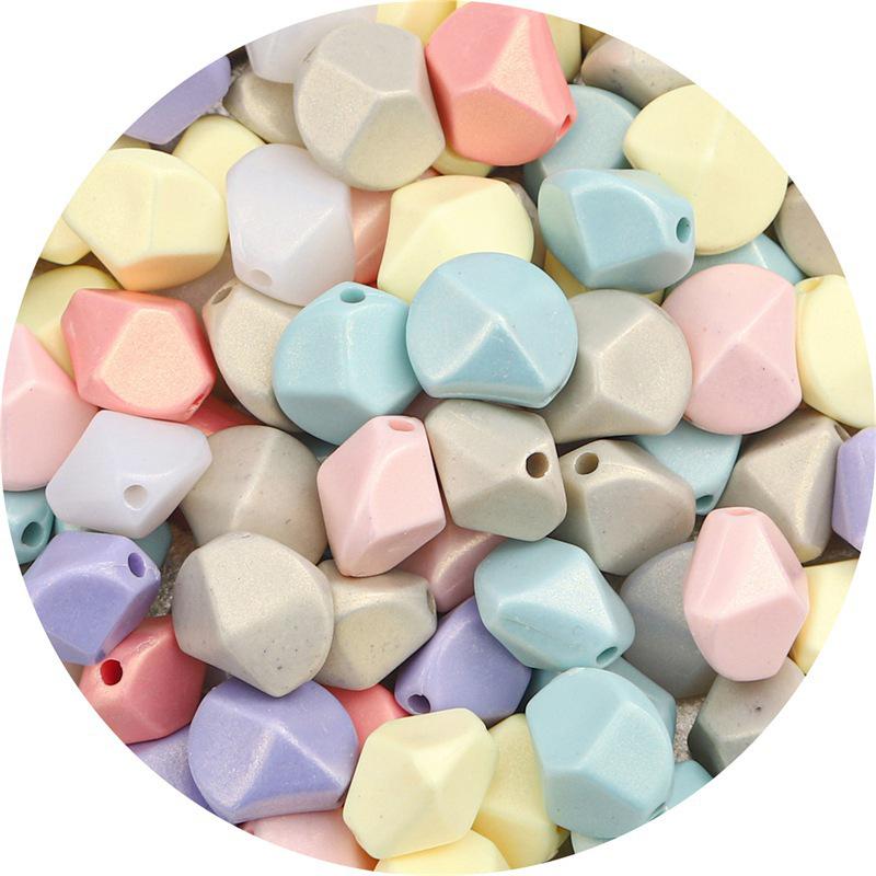 Macaron Acrylic Beads for DIY Jewelry Making - Straight Hole