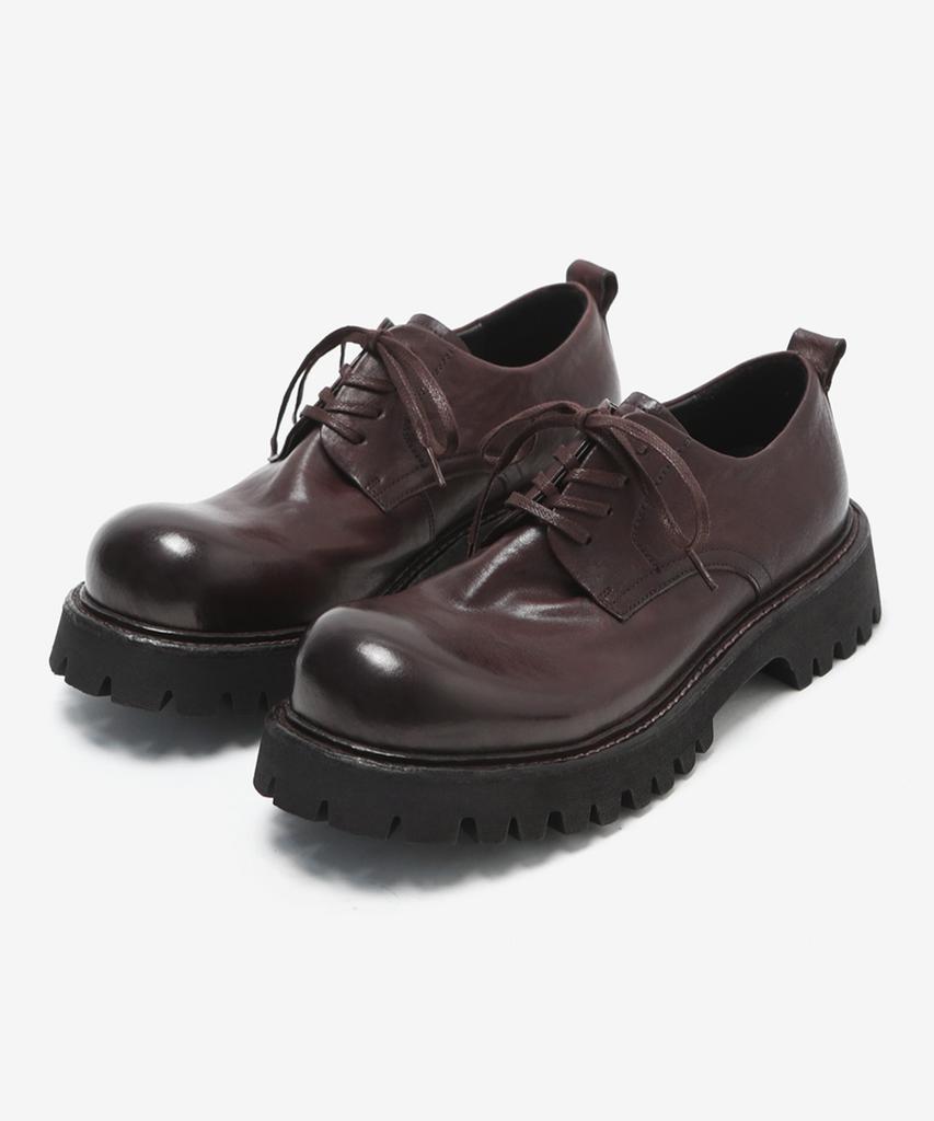 Wetheroad Wtrd1123 Charlie 4-Hole Tumble Washed Volume Derby Shoes Brown [240~290Mm]