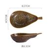 Pear Shaped Ceramic Salad Bowl Specialty Tableware Breakfast Bowls Dessert Plate Fruit Plate Soup Bowl Noodle Bowls Dim Sum Dish