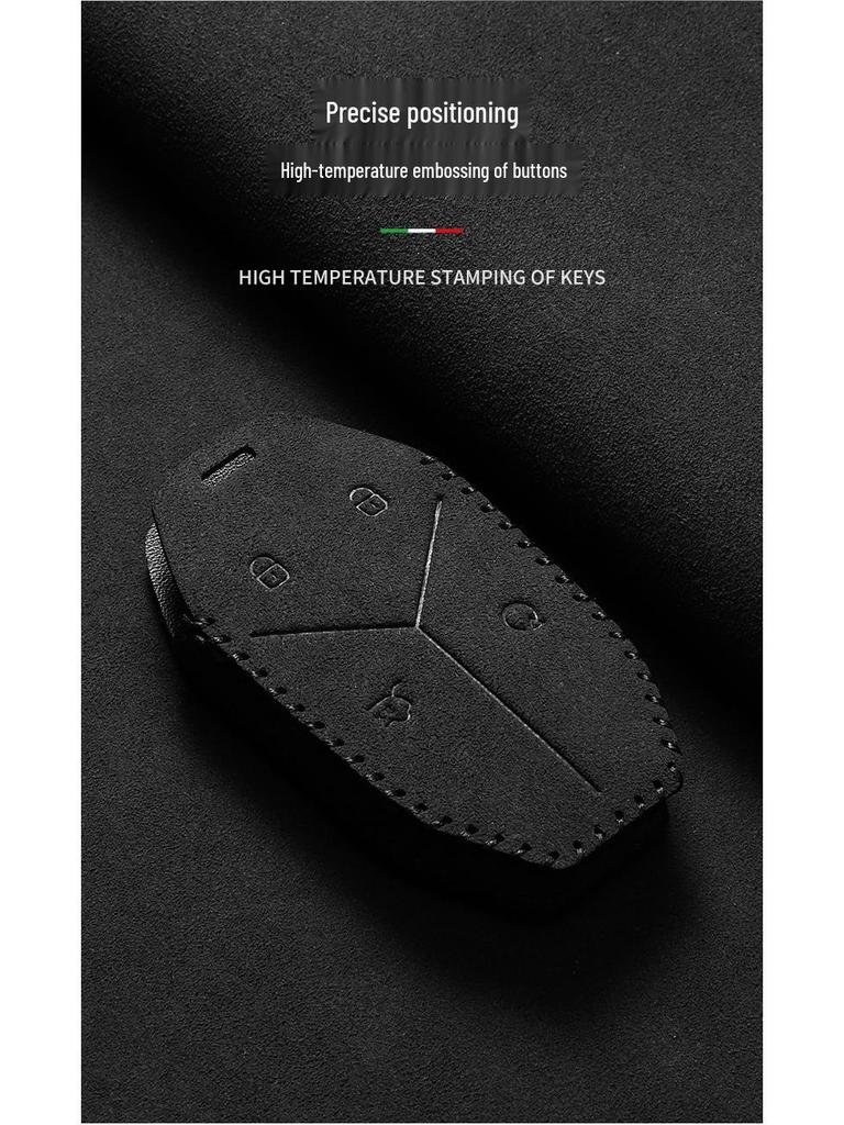 BYD Fangchengbao Leopard Key Cover: Fits Leopard 5, Portable 8, and Leopard 3 In Suede