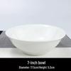 Shengxinhui Commercial White Ceramic Restaurant Bowls