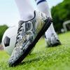 Children Soccer Shoes Professional Training TF/AG Boots Men Soccer Cleats Sneakers Kids Turf Futsal Football Shoes for Boys Size 34-45