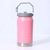 1200ml Stainless Steel Insulated Water Bottle With Handle Straw Outdoor Hiking Travel Sports Use
