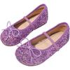 Girls' Princess Shoes 2026 Spring and Autumn Foreign Style Shiny Middle-aged and Older Children's Princess Shoes Versatile Elastic Band Children's 