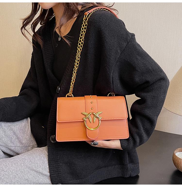 Damen 2024 Crossbody-Kettentasche - Stilvolles koreanisches kleines quadratisches Design