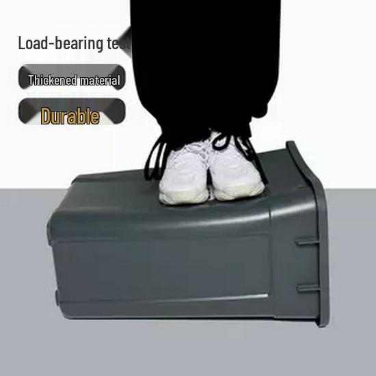 Large Capacity Plastic Flip-Top Trash Can with Lid for Home, Kitchen, Bathroom, Office, or Hotel.