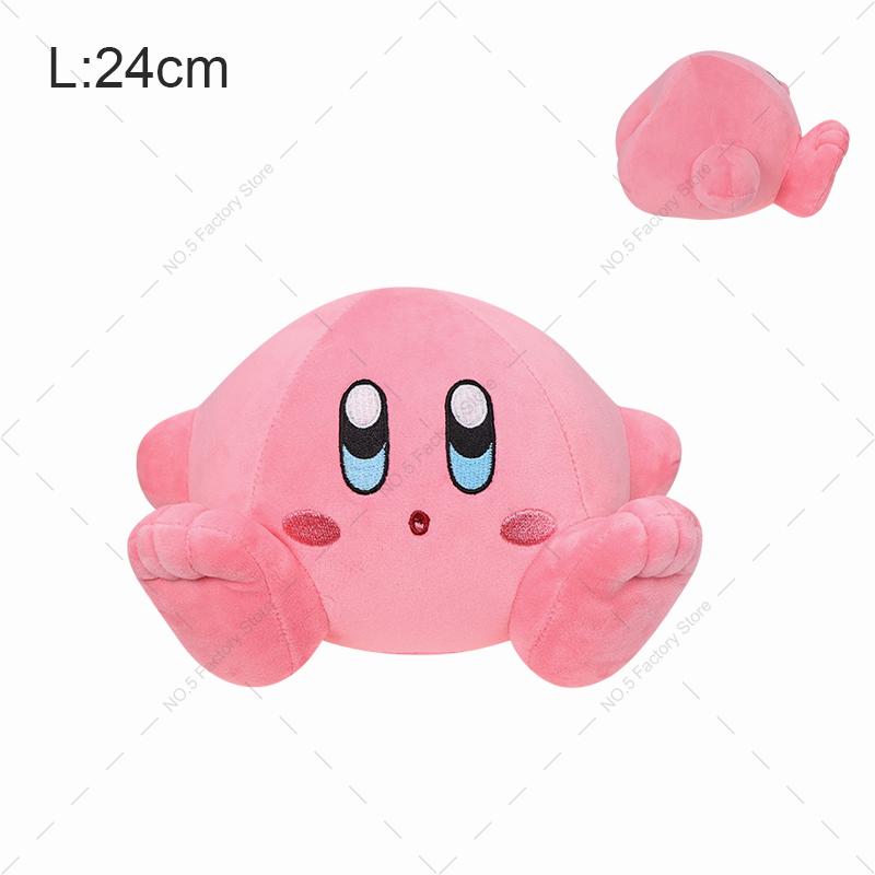 Peluche di Kirby Stellato Bambola Anime Kirby Cuore Rosa Kirby Peluche Giocattolo Natale Compleanno Grande Regalo Per Bambini 13-20Cm