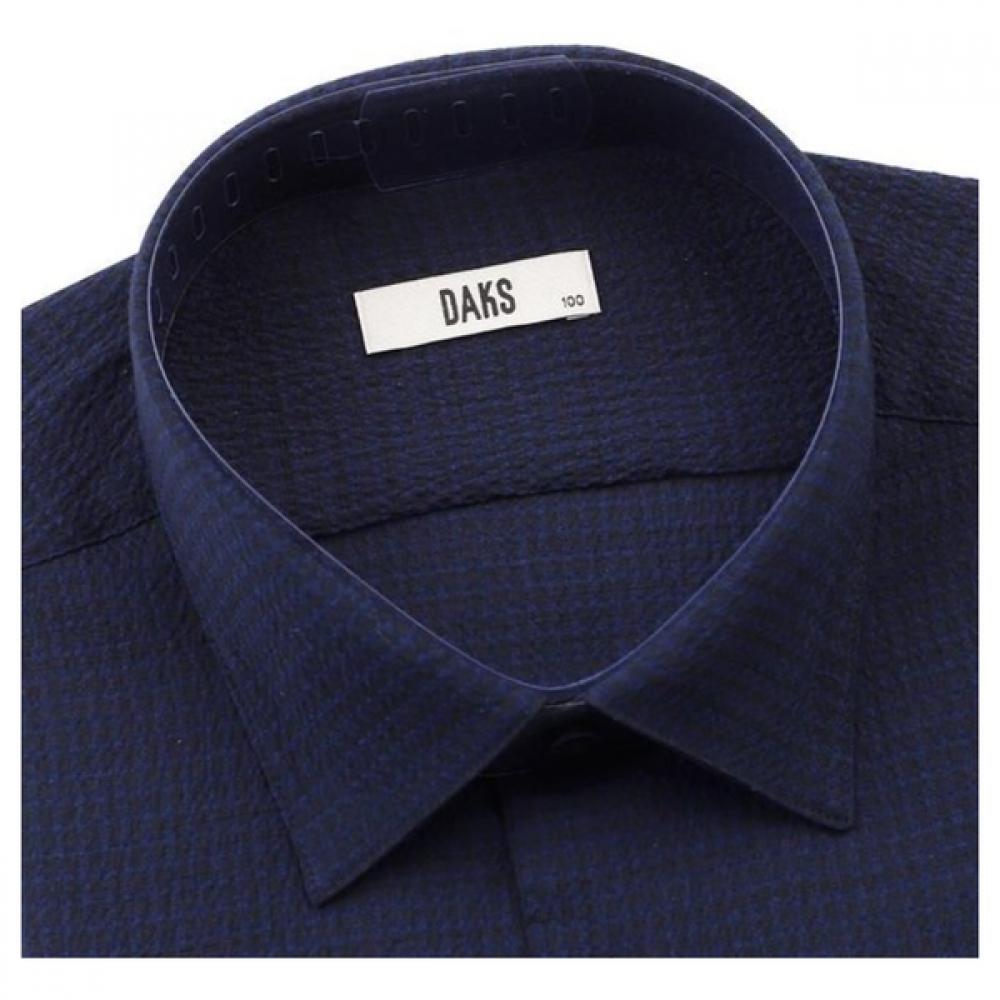Daks 26th Ss No Care Seersucker Solid Like Summer Short Sleeve Regular Fit Shirt