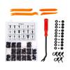 415pcs Car Bumper Retainer Clips and Nylon Fasteners Rivet Kit Car Body Push Retainer Pin Rivet Bumper Door Trim Panel Retainer