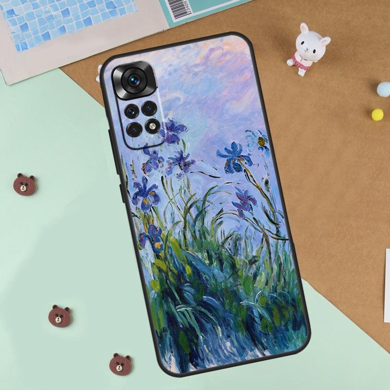 Oil Painting Boho Flower Art Case For Xiaomi Redmi 14C 10C 12C 13C Cover For Redmi Note 13 Pro 14 9 10 11 12 10S 11S 12S
