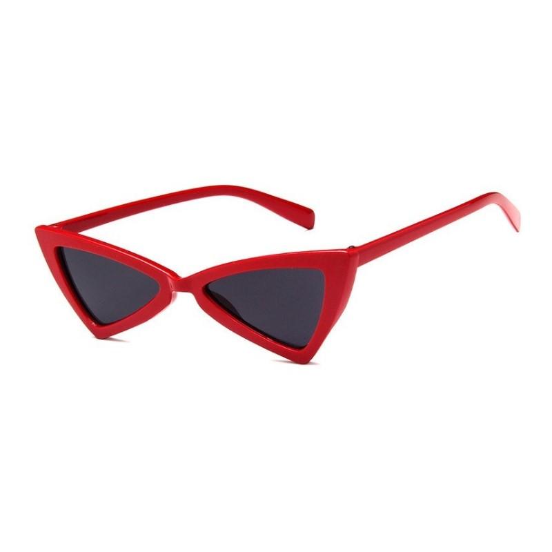 Vintage Cat Eye Women Sunglasses Triangle Frame Ladies Fashion Sun Glasses Cute Designer Eyewear