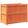 VidaXL Jardinière cire marron 90x50x70 cm bois de pin massif 837471