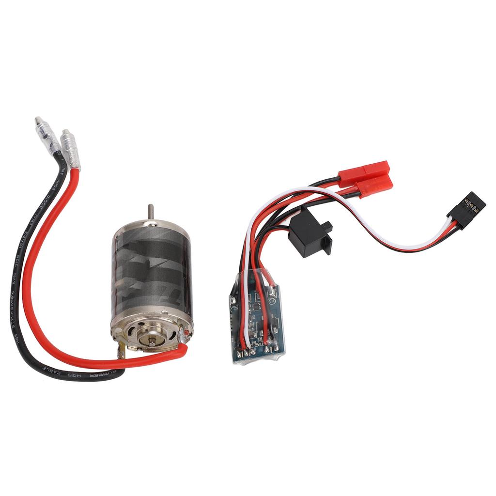 380 38T Bürstenmotor-Set Großes Drehmoment JST-Stecker RC-Motor 30A ESC-Kombination mit JST-Buchse auf 4mm