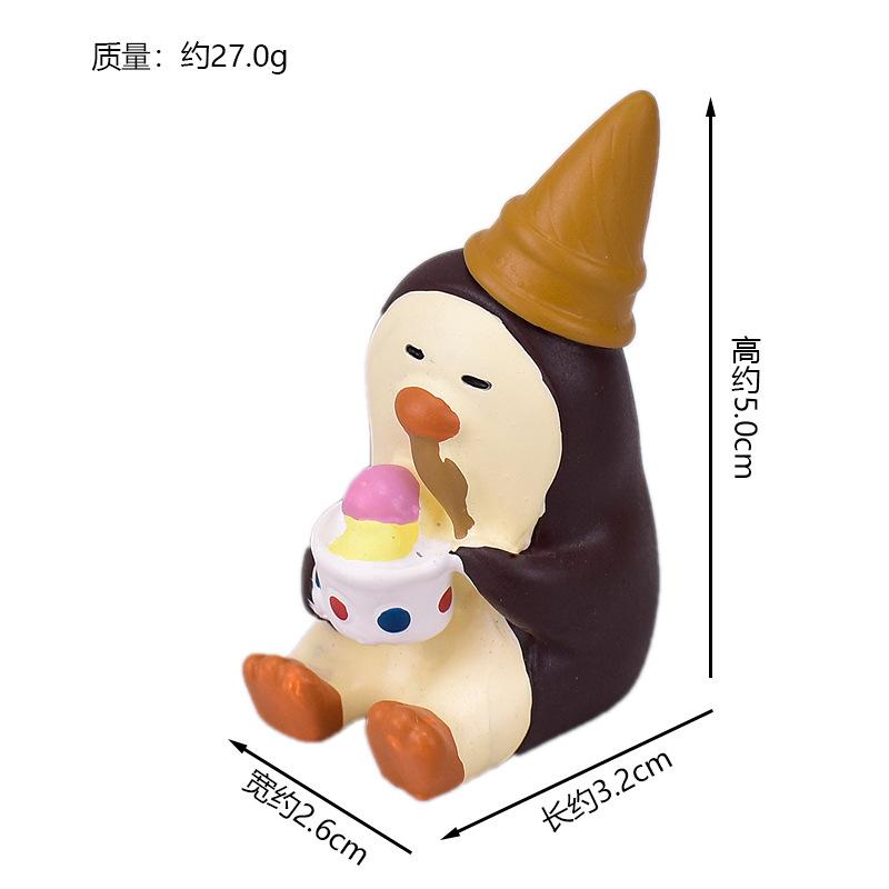 Zakka Summer Ice Cream Truck Monster Chocolate Cool Mint Popsicle Cone Cat Cute Snow Monster Creative Miniature Scene Decoration
