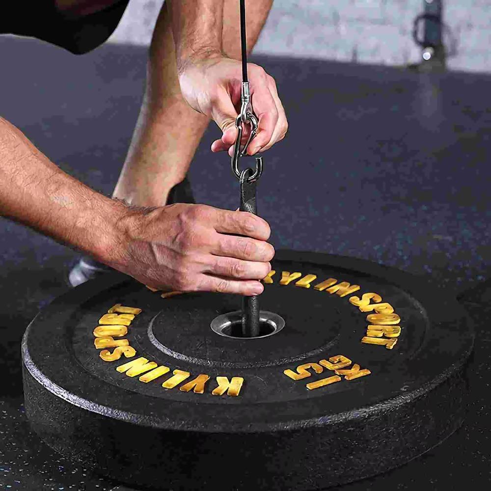 Posilovací vybavení Fitness Nakládací kolík Power Lifting Činka Kotoučová Držák Sport