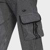 Adidas Originals Checkered Logo Embroidered Big Pocket Cuffed Sports Pants Women Bottoms Black HB9456