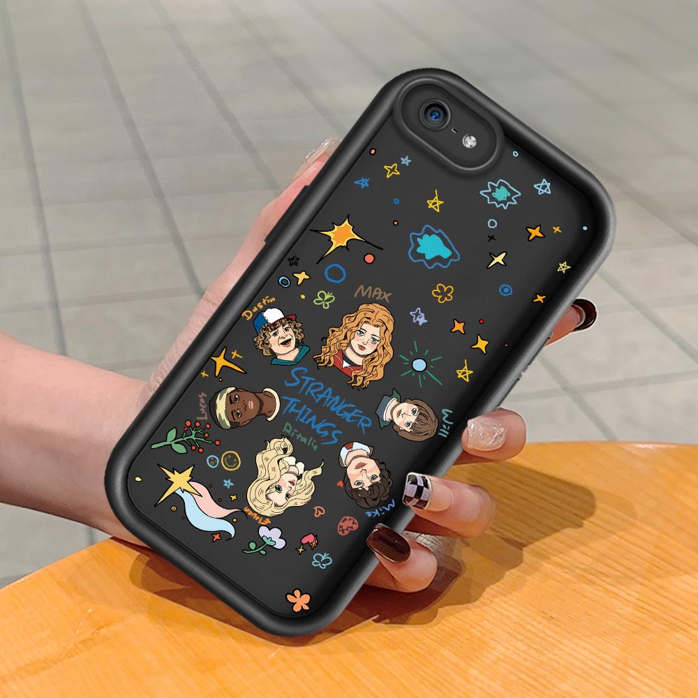 Mäkký silikónový štvorcový rebrík so vzorom tlače Kryt telefónu Plný kryt fotoaparátu Ochranné gumené puzdro odolné voči nárazom pre iPhone Infinix Tecno OnePlus