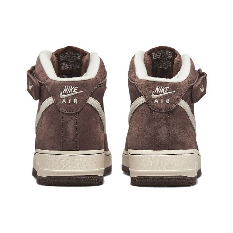 Nike Air Force 1 Mid Chocolate Unisex Sneakers Brown Cream DM0107-200
