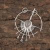 Ciondolo in Rutilo Nero, Gioiello con Pietra Preziosa in Argento Sterling Massiccio 925, Ciondolo Fatto a Mano, Per il Giorno del Ringraziamento