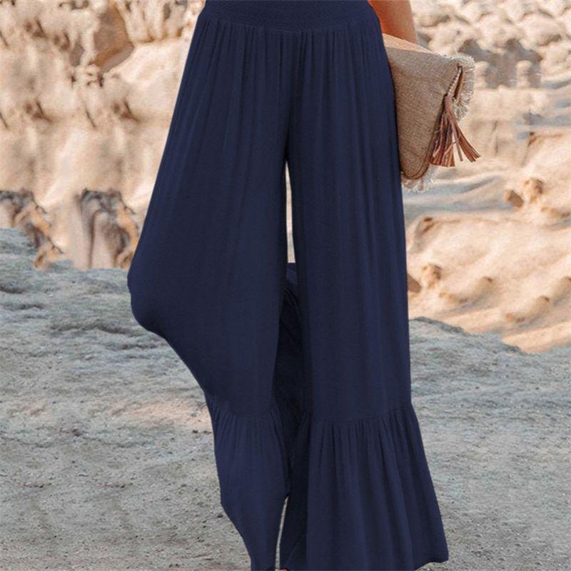 XL-5XL Women Trousers Casual Ladies Pants Casual Loose Pants Nipped Waist Trousers