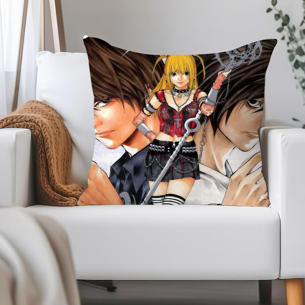 ANIME D-Death N-Note Misa Amane Pillow Case Applicable Space For Guest Rooms Interiors Cars Office House Decoration