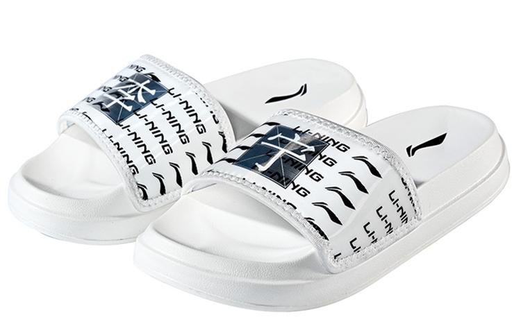 Li Ning Slide Slippers Women's White AGAR016-3