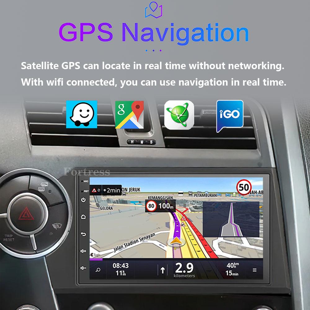 Car Radio Android 12 Carplay GPS 4G For Ssangyong Kyron Actyon 2005 2006 2007 2008 2009 2010-2013 Bluetooth Multimedia Player
