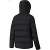 SAUCONY Solid Color Hooded Sports Fashion Long Sleeve Down Jacket Women Outerwear Black SC2240213AL-BK01