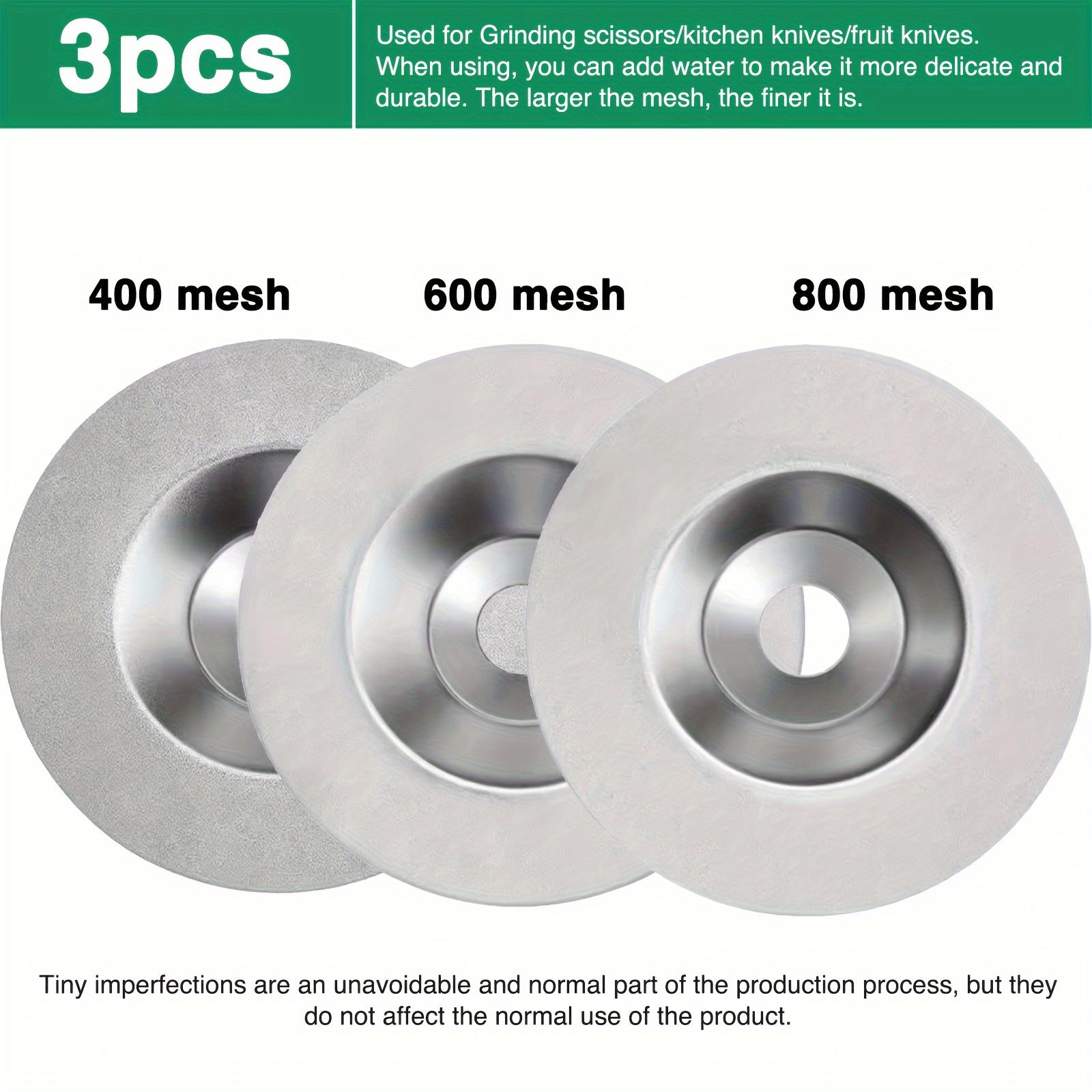 

Прочный практичный абразивный диск алмазный шлифовальный диск для точилки ножниц 3pcs
